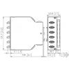 Metz 15024A07406-E OpDAT REGpro VIK 6xLC-D OS2 glasvezelverdeelbox, zuiverwit RAL 9010
