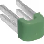 Hager KN99E QuickConnect PE-steekbrug, 2-polig, groen/geel, 10-pack
