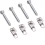 Hager ZZ44SF DIN-rail montagebeugel, 4-pack, grijs