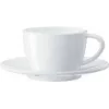 JURA cappuccino-kopjesset, 2 porseleinen kopjes & schoteltjes, 180 ml, wit 66501