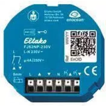 Eltako draadloze jaloezie- en rolluikactor FJ62NP-230V 4A/250V 30200535