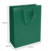 SIGEL GT500 opaalgroene grote cadeautas van papier met matte lak en cadeaulabel