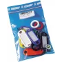WEDO 262 10 sleutelhangers met S-haak, diverse kleuren, 10 stuks