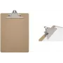 MAULclassic A4 klembord, hardboard, metaalklem, bruin 2392570
