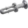 Hager L5067 spreidniet, 6 mm boorgat, 3-8 mm klemdikte, halogeenvrij, grijs