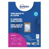 Avery 4839XL Naamkaarthouder-set met lanyard, A6, 105 x 148 mm, 50 sets, blauwe lanyards