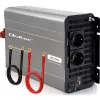 Qoltec gemodificeerde sinus omvormer 12V naar 230V 3000W/6000W met USB, compatibel met LiFePO4 GEL AGM