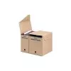 ELBA hangmap-archiefbox tric System Standard, natuurbruin, DIN A4, golfkarton, rondom gesloten (83524)