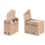 ELBA archiefbox standard tric System, natuurbruin, golfkarton, A4, 80 mm rug, greepgat, klepsluiting (83526)