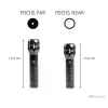 MAUL MAULkronos S LED-zaklamp, 192 lumen, spatwaterdicht, zwart 8182390