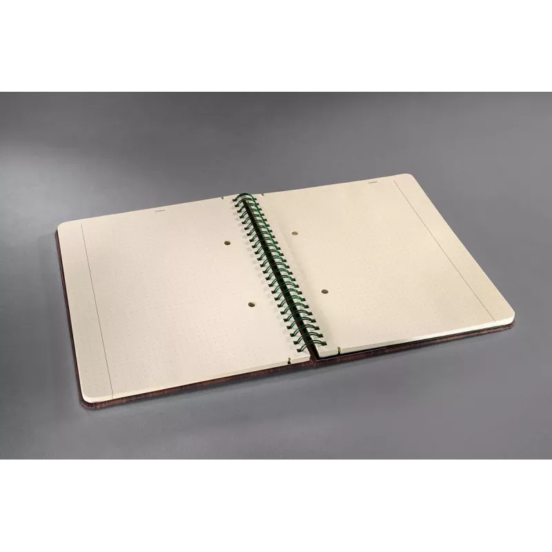 Sigel Conceptum CO675 spiraalnotitieboek A5 gestippeld hardcover bruin 160 vel