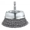 kwb potborstel - getwijnde knoop - 0,3 mm - 6 mm - 7,5 cm - metaal - steen - metaal (606330)