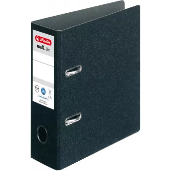 HERLITZ ordner DIN A5 staand 75 mm rug zwart 5175807