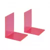 MAUL boeksteunen 10 x 10 x 13 cm neonroze (paar)