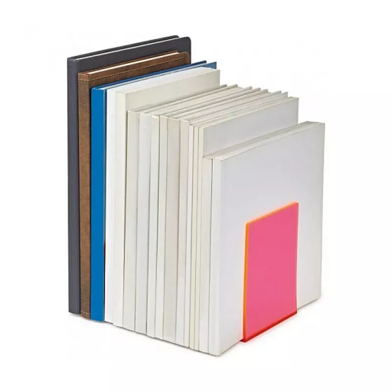 MAUL boeksteunen 10 x 10 x 13 cm neonroze (paar)