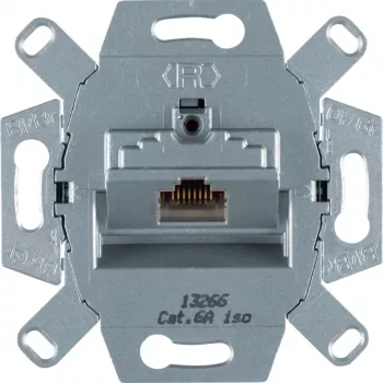 Hager G3139 RJ45 Cat.6 afgeschermde datadoosinzet voor borstkanaal
