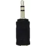 LogiLink CA1102 stereo-headset-adapter 3,5mm stekker naar 2,5mm bus zwart