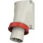 MENNEKES CEE apparaatstekker 5-polig 125A 400V 6h IP67 haaks schroefklemmen rood