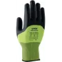 Uvex handbescherming Strick-HS C500 wet plus snijvaste handschoenen, maat 7, antraciet/limoen 6049607