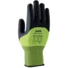 Uvex handbescherming Strick-HS C500 wet plus snijvaste handschoenen, maat 7, antraciet/limoen 6049607