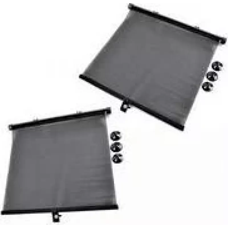 IWH 19212 rollo-zonnescherm 450 x 540 mm met zuignappen