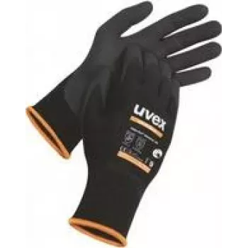 UVEX 6002612 antistatische veiligheidshandschoen, maat 12, grijs/zwart, 1 paar