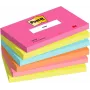 3M Post-it Notes 655-6-POP, 127 x 76 mm, powerpink, 100 vel, herbruikbaar