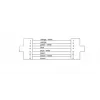 Cordial 15588 CAT 7a S/FTP patchkabel, RJ45, 1 m, zwart, PUR