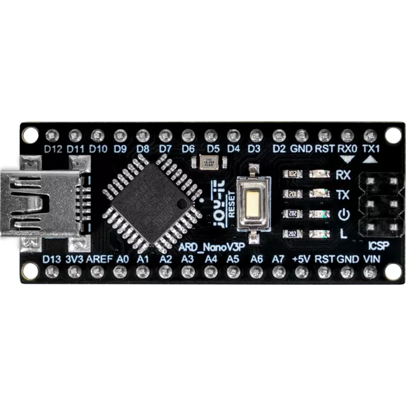Joy-IT ARD Nano V3P Arduino-compatibel Nano-board ATmega328P mini-USB