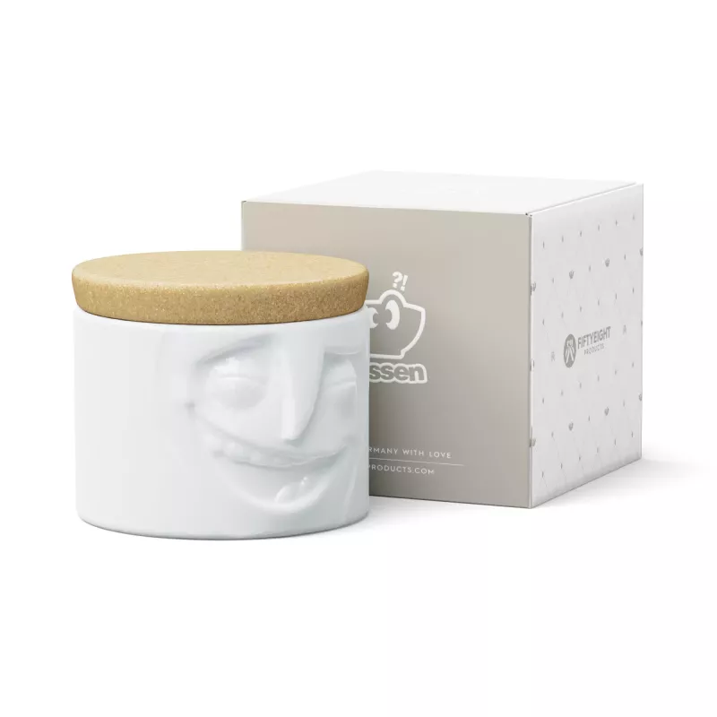 FIFTYEIGHT PRODUCTS BHS FIFTYEIGHT voorraadpot 900ml Cheerful White (T023101)