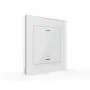 MDT BE-GTL1TW.B1 glastaster II Light, 1-voudig, RGBW status-LED, temperatuursensor, wit