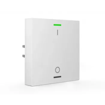 MDT BE-TAL55T1.B1 KNX taster met temperatuursensor, 1-voudig, RGB-W status-LED, zuiverwit glanzend