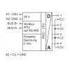 METZ MR-F-AO4 Modbus RTU analoog uitgangsmodule, 4 kanalen, RS485, 16-bit, DIN-rail 110835130270