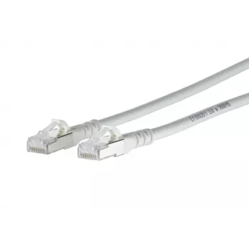 METZ CONNECT 1308450388-E Cat6a S/FTP netwerk-patchkabel, RJ45, 0,3 m, wit