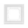 MDT glasframe 1-voudig wit voor 63mm modules BE-GTR163W.01
