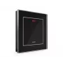 MDT glastaster II Light 1-voudig RGBW zwart KNX glas-taster met temperatuursensor BE-GTL10S.01S