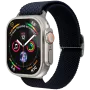 VONMÄHLEN Woven Loop voor Apple Watch 44/45/49mm, navy