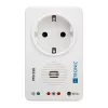H-Tronic 1114800 stroomuitvalmelder, batterijgevoed, 80 dB alarm