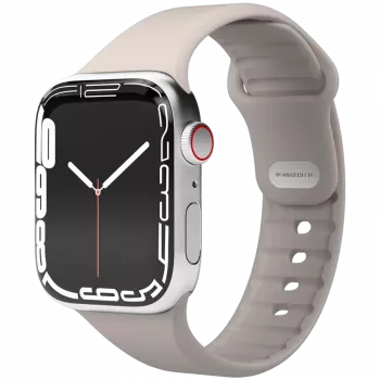VONMÄHLEN Classic Band 2 voor Apple Watch 44mm, 45mm, 49mm, one size, crème