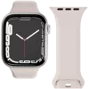 VONMÄHLEN Classic Band 2 voor Apple Watch 44mm, 45mm, 49mm, one size, crème