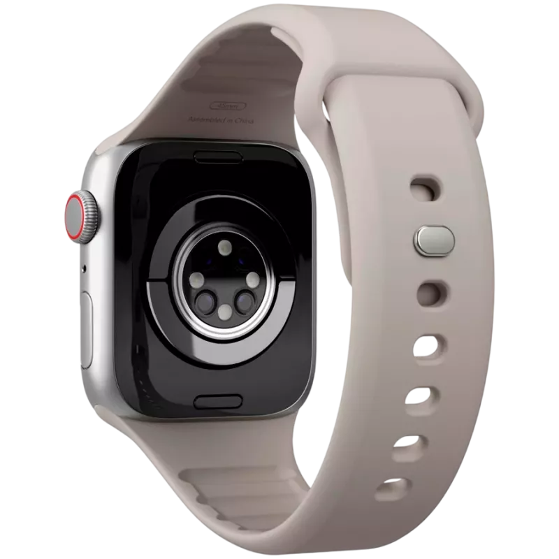 VONMÄHLEN Classic Band 2 voor Apple Watch 44mm, 45mm, 49mm, one size, crème