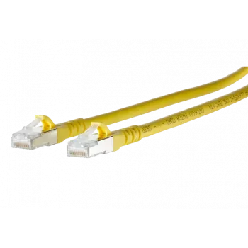 METZ CONNECT 1308450377-E Cat6a S/FTP patchkabel, geel, 0,3 m