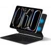 DIGISTOR HK ESR iPad Pro 13 inch (M4, 2024) toetsenbordhoes met verstelbare magnetische standaard, afneembare beschermhoes, Rebound 360 serie, grijs
