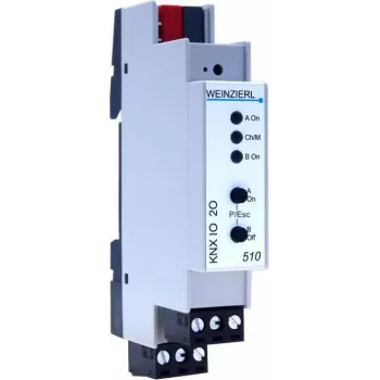 Weinzierl KNX IO 510.1 schakelactor 5444 met 2 uitgangen, logica- en timerfuncties