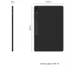 MRDISC achterzijde-afdekking voor Samsung Galaxy Tab S10+ 5G 256 GB, zwart TPU (MG-BCSGTABS105GSW)