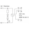 METZ Connect RM21 miniatuur vermogensrelais 24 V AC 1 wisselcontact 16 A PCB 11051110