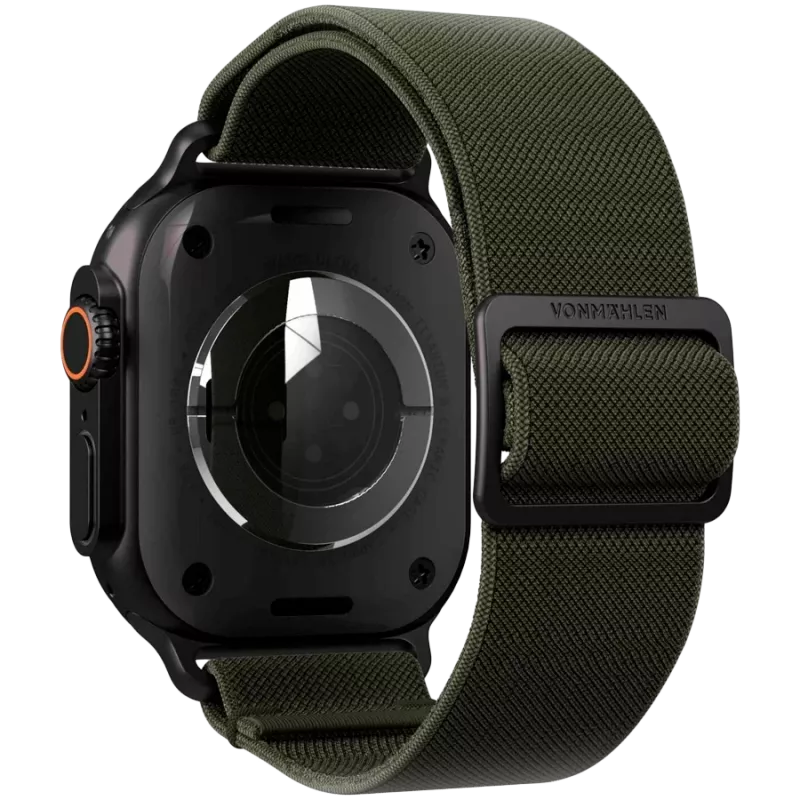 VONMÄHLEN Classic Nylon Loop 44/45/49mm one size olijf zwart