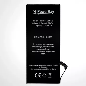 PowerRay accu PR-616-0809 voor iPhone 6, 1810 mAh, bulk