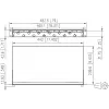METZ CONNECT las-patchpaneel 12x LC-duplex OM4, 1U, 19 inch rackmontage, grijs 1504677512-F