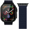 VONMÄHLEN Woven Loop voor 44/45/46/49mm Apple Watch, navy zwart